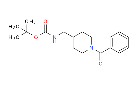CAS No. 1286274-57-4, tert-Butyl ((1-benzoylpiperidin-4-yl)methyl)carbamate