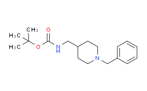 CAS No. 173340-23-3, tert-Butyl ((1-benzylpiperidin-4-yl)methyl)carbamate