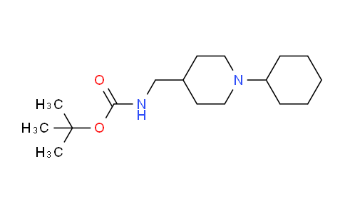 CAS No. 1286265-83-5, tert-Butyl ((1-cyclohexylpiperidin-4-yl)methyl)carbamate