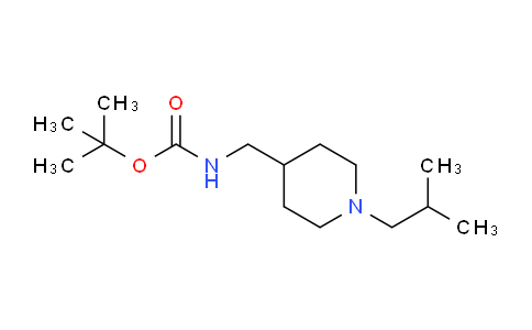 CAS No. 1286273-12-8, tert-Butyl ((1-isobutylpiperidin-4-yl)methyl)carbamate