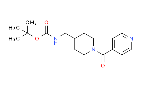 CAS No. 1286263-53-3, tert-Butyl ((1-isonicotinoylpiperidin-4-yl)methyl)carbamate