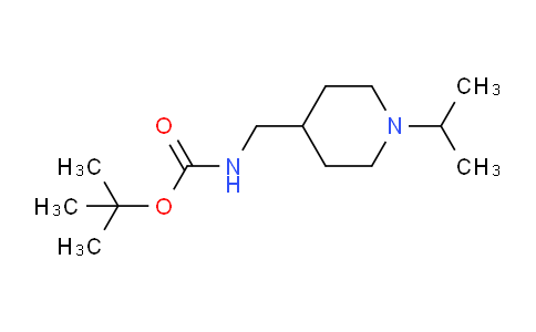 CAS No. 534595-60-3, tert-Butyl ((1-isopropylpiperidin-4-yl)methyl)carbamate