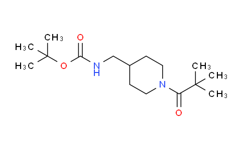 CAS No. 1286275-67-9, tert-Butyl ((1-pivaloylpiperidin-4-yl)methyl)carbamate