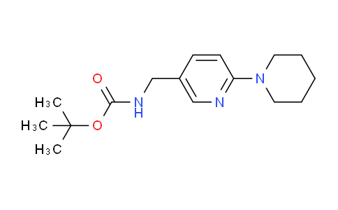 CAS No. 1355196-73-4, tert-Butyl ((6-(piperidin-1-yl)pyridin-3-yl)methyl)carbamate