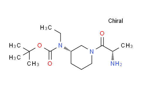 CAS No. 1401668-23-2, tert-Butyl ((S)-1-((S)-2-aminopropanoyl)piperidin-3-yl)(ethyl)carbamate