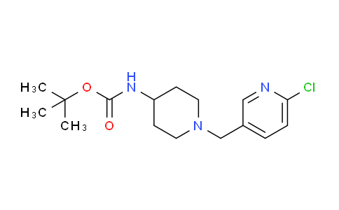 CAS No. 939986-36-4, tert-Butyl (1-((6-chloropyridin-3-yl)methyl)piperidin-4-yl)carbamate