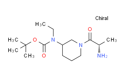 CAS No. 1354024-74-0, tert-Butyl (1-((S)-2-aminopropanoyl)piperidin-3-yl)(ethyl)carbamate