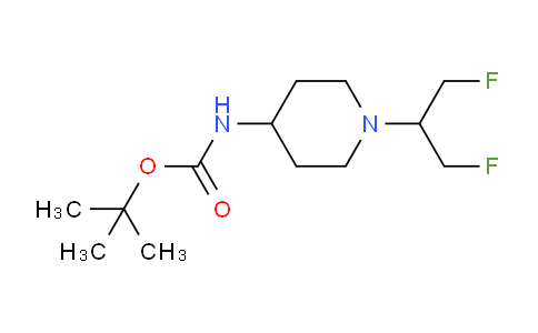 CAS No. 1380171-01-6, tert-Butyl (1-(1,3-difluoropropan-2-yl)piperidin-4-yl)carbamate