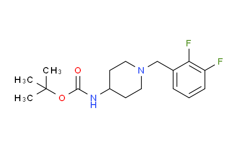 CAS No. 1286274-58-5, tert-Butyl (1-(2,3-difluorobenzyl)piperidin-4-yl)carbamate