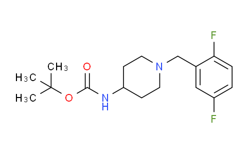 CAS No. 1286274-90-5, tert-Butyl (1-(2,5-difluorobenzyl)piperidin-4-yl)carbamate