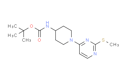 CAS No. 1261232-93-2, tert-Butyl (1-(2-(methylthio)pyrimidin-4-yl)piperidin-4-yl)carbamate