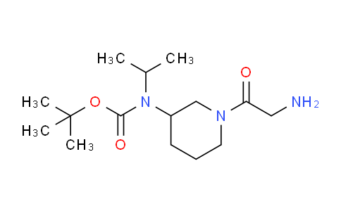 CAS No. 1353981-06-2, tert-Butyl (1-(2-aminoacetyl)piperidin-3-yl)(isopropyl)carbamate