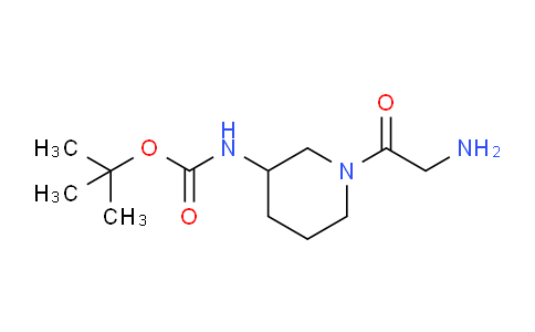 CAS No. 1353944-88-3, tert-Butyl (1-(2-aminoacetyl)piperidin-3-yl)carbamate