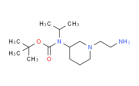 CAS No. 1353986-46-5, tert-Butyl (1-(2-aminoethyl)piperidin-3-yl)(isopropyl)carbamate