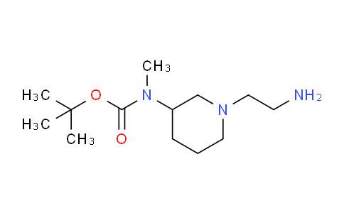 CAS No. 1353975-68-4, tert-Butyl (1-(2-aminoethyl)piperidin-3-yl)(methyl)carbamate