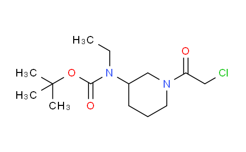CAS No. 1353966-43-4, tert-Butyl (1-(2-chloroacetyl)piperidin-3-yl)(ethyl)carbamate