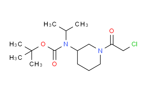 CAS No. 1353987-09-3, tert-Butyl (1-(2-chloroacetyl)piperidin-3-yl)(isopropyl)carbamate