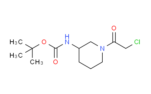 CAS No. 1353986-50-1, tert-Butyl (1-(2-chloroacetyl)piperidin-3-yl)carbamate