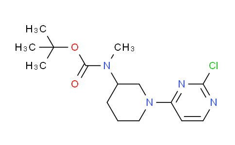 CAS No. 1261233-25-3, tert-Butyl (1-(2-chloropyrimidin-4-yl)piperidin-3-yl)(methyl)carbamate