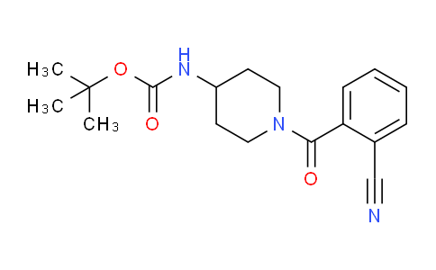 CAS No. 1286272-85-2, tert-Butyl (1-(2-cyanobenzoyl)piperidin-4-yl)carbamate