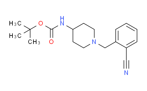 CAS No. 1286265-48-2, tert-Butyl (1-(2-cyanobenzyl)piperidin-4-yl)carbamate