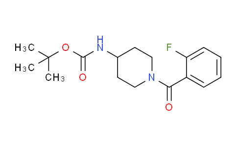 CAS No. 1286264-73-0, tert-Butyl (1-(2-fluorobenzoyl)piperidin-4-yl)carbamate