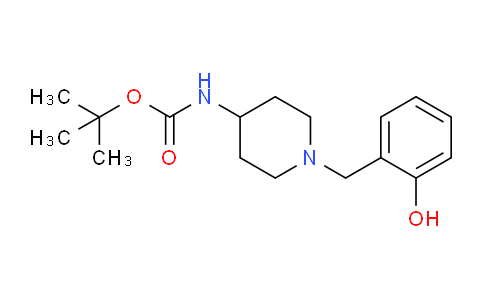 CAS No. 1286265-38-0, tert-Butyl (1-(2-hydroxybenzyl)piperidin-4-yl)carbamate