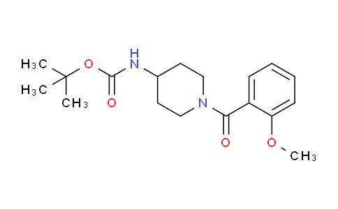 CAS No. 1286274-52-9, tert-Butyl (1-(2-methoxybenzoyl)piperidin-4-yl)carbamate