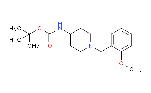 CAS No. 1286272-86-3, tert-Butyl (1-(2-methoxybenzyl)piperidin-4-yl)carbamate