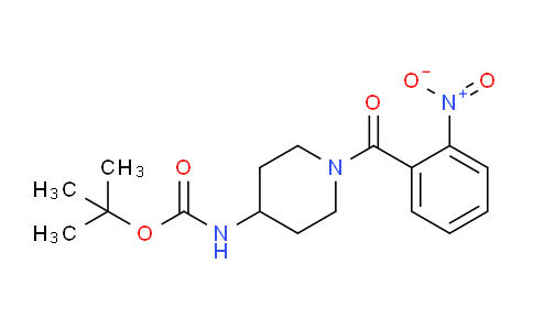 CAS No. 1286263-46-4, tert-Butyl (1-(2-nitrobenzoyl)piperidin-4-yl)carbamate