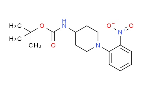 CAS No. 1023594-62-8, tert-Butyl (1-(2-nitrophenyl)piperidin-4-yl)carbamate
