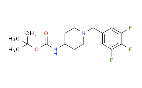 CAS No. 1286264-97-8, tert-Butyl (1-(3,4,5-trifluorobenzyl)piperidin-4-yl)carbamate