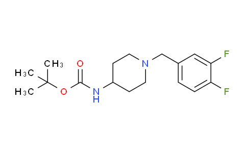 CAS No. 328083-90-5, tert-Butyl (1-(3,4-difluorobenzyl)piperidin-4-yl)carbamate