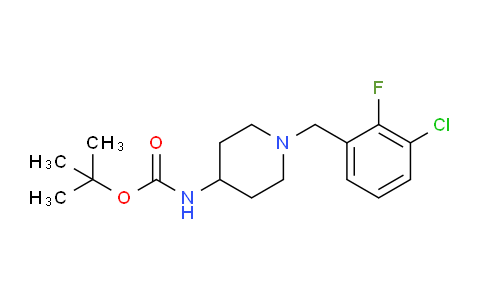 DY642120 | 1286274-67-6 | tert-Butyl (1-(3-chloro-2-fluorobenzyl)piperidin-4-yl)carbamate