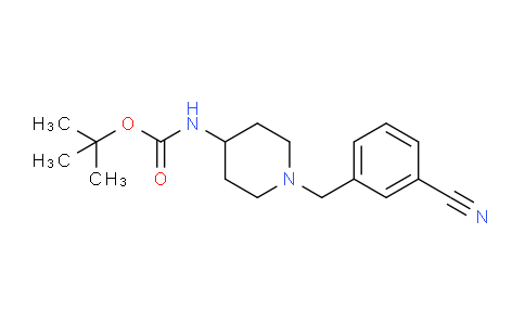 CAS No. 1286274-35-8, tert-Butyl (1-(3-cyanobenzyl)piperidin-4-yl)carbamate