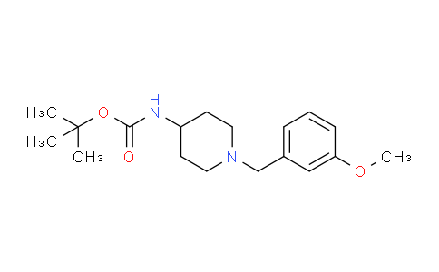 CAS No. 1286274-23-4, tert-Butyl (1-(3-methoxybenzyl)piperidin-4-yl)carbamate