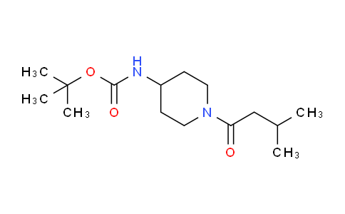 CAS No. 1152430-21-1, tert-Butyl (1-(3-methylbutanoyl)piperidin-4-yl)carbamate