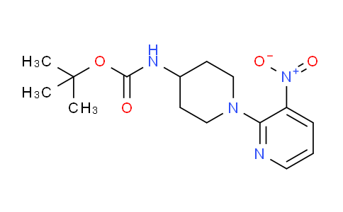 CAS No. 833452-36-1, tert-Butyl (1-(3-nitropyridin-2-yl)piperidin-4-yl)carbamate