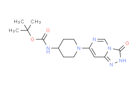 CAS No. 1713713-96-2, tert-Butyl (1-(3-oxo-2,3-dihydro-[1,2,4]triazolo[4,3-c]pyrimidin-7-yl)piperidin-4-yl)carbamate