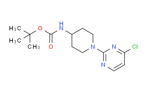 CAS No. 596817-47-9, tert-Butyl (1-(4-chloropyrimidin-2-yl)piperidin-4-yl)carbamate