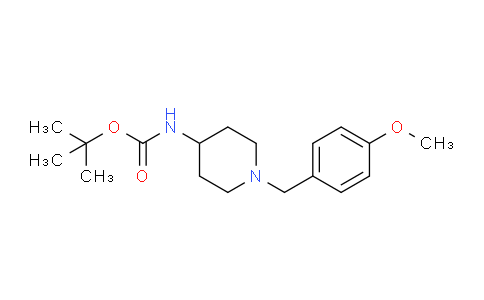 CAS No. 93499-05-9, tert-Butyl (1-(4-methoxybenzyl)piperidin-4-yl)carbamate