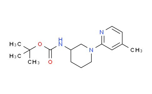 CAS No. 939986-32-0, tert-Butyl (1-(4-methylpyridin-2-yl)piperidin-3-yl)carbamate