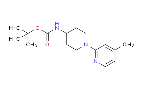 CAS No. 939986-27-3, tert-Butyl (1-(4-methylpyridin-2-yl)piperidin-4-yl)carbamate