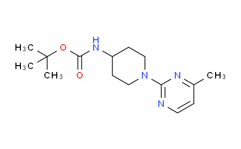 CAS No. 1261231-10-0, tert-Butyl (1-(4-methylpyrimidin-2-yl)piperidin-4-yl)carbamate