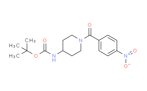 CAS No. 1286275-14-6, tert-Butyl (1-(4-nitrobenzoyl)piperidin-4-yl)carbamate