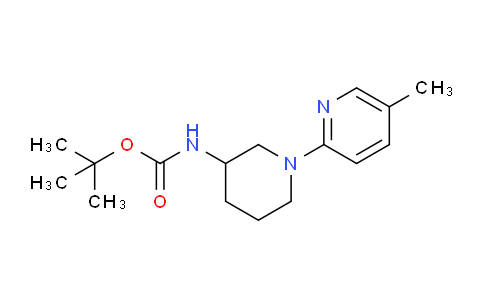 CAS No. 939986-25-1, tert-Butyl (1-(5-methylpyridin-2-yl)piperidin-3-yl)carbamate