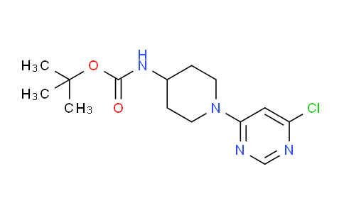 CAS No. 596817-50-4, tert-Butyl (1-(6-chloropyrimidin-4-yl)piperidin-4-yl)carbamate