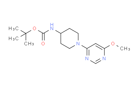 CAS No. 1353965-72-6, tert-Butyl (1-(6-methoxypyrimidin-4-yl)piperidin-4-yl)carbamate