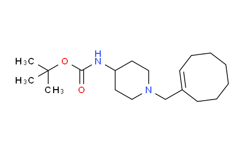 CAS No. 342807-58-3, tert-Butyl (1-(cyclooct-1-en-1-ylmethyl)piperidin-4-yl)carbamate