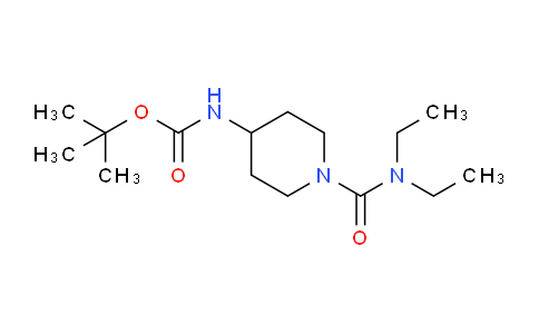 CAS No. 1188506-06-0, tert-Butyl (1-(diethylcarbamoyl)piperidin-4-yl)carbamate
